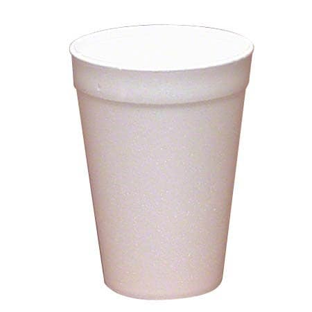 Wincup 210805 Cup Foam 32 oz White Pedestal 15, 5PK 32CC32W